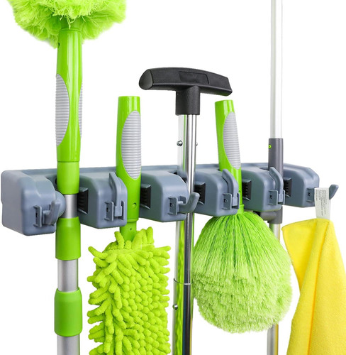 Wall mount broom - broom, garden