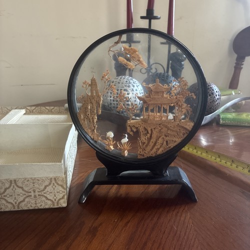 Vintage chinese cork - vintage, 3d