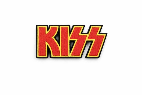 Kiss embroidered patch iron - embroidered,