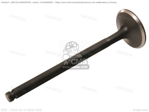 Engine exhaust valve for - engine,