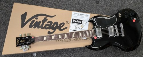Vintage vs6b guitar gloss - vintage,