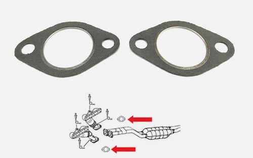 Exhaust gasket for bmw 320i - 2x,