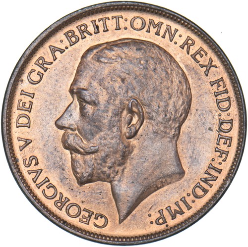 1912 penny george v british - v,
