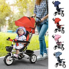 6 in 1 Baby Push Tricycle with
