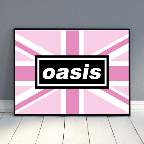 Oasis union jack - print, /