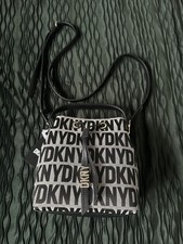 DKNY Black monogram Shane