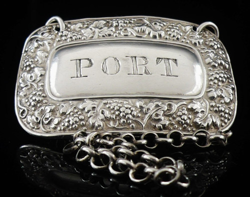 Sterling silver port decanter - port,