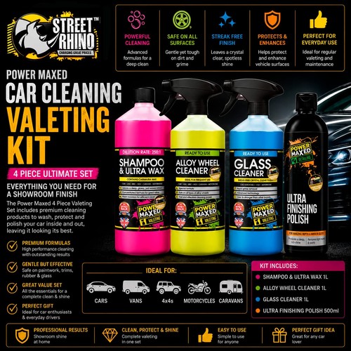Valeting cleaning kit shampoo - cleaning,