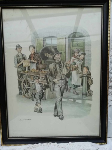 Large 1970 vintage framed - vintage,