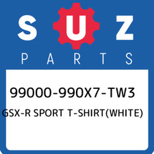 99000-990X7-TW3 Suzuki Gsx-r sport t-shirt(white) 99000990X7TW3, New Genuine OEM