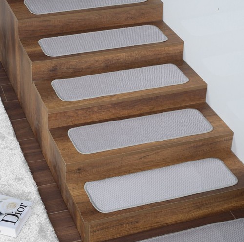 New carpet stair treads - stair,