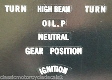 SUZUKI GS750 GS850 GS850G CONSOLE RESTORATION DECALS