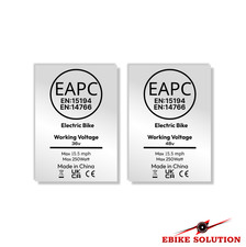 3x Hub Motor Ebike Stickers