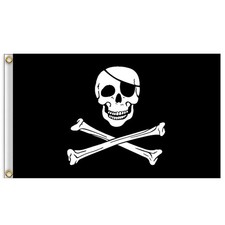 Large Jolly Roger Pirate Flag