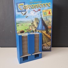 Carcassonne Twin Tile Tower Organiser Dispenser - Holds 80 tiles