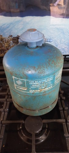 Empty camping gaz - empty,