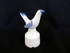 Vintage Royal Worcester  2 Pieces Blue+White Bird Pie Funnel  Never Used Perfect