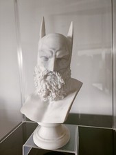 Greek Batman X Hercules Resin and Marble Bust statue Sake Art Crimes