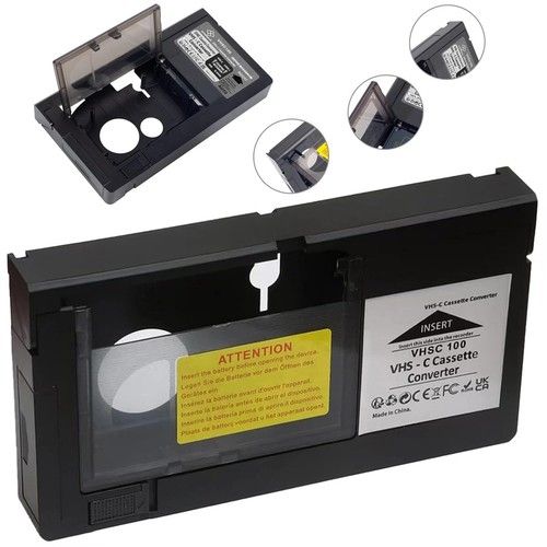 Cassette adapter for vhs - for, vcr