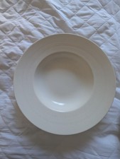 Wedgwood Paul Costelloe Large White Pasta Bowl with Textured Design 12"