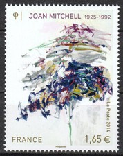 FRANCE - 2014 - No. 4849 - New ** - Joan Mitchell