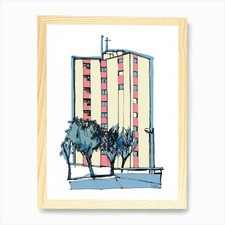 City Building  Art Print