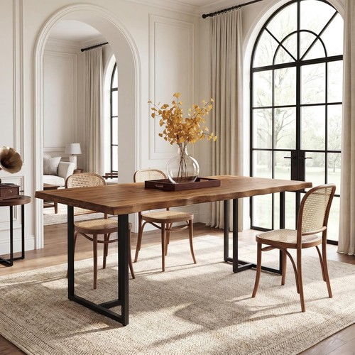 Solid wood dining table - solid,