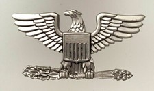 U.S. Army Air Force Colonels / Colonel SINGLE metal rank cap badge