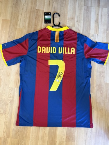 David villa signed - signed, fc