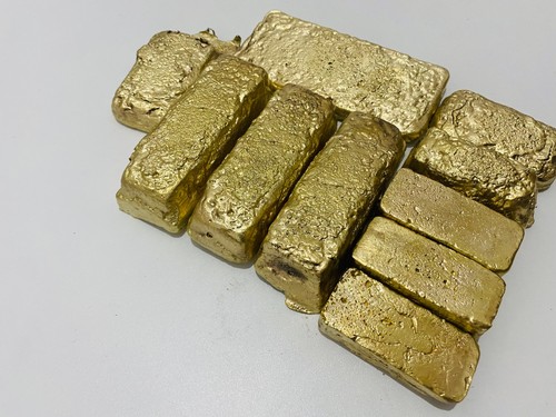 Gold bars 300g - gold, recycled