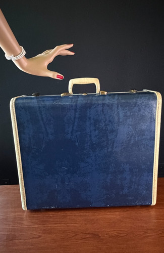 Vintage 1950s blue - , samsonite