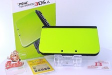 New Nintendo 3DS LL XL Lime Black [Rank :B] W/Box