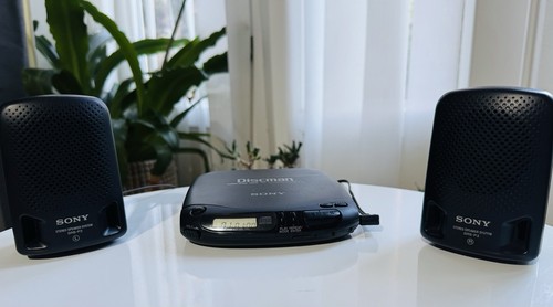 Vintage sony discman portable - discman,