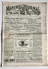 1895 MARINE JOURNAL PERIODICAL
