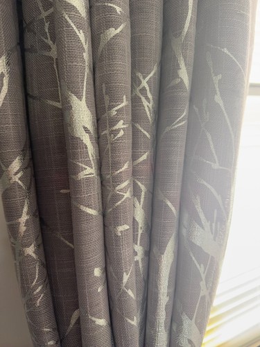 Silver grey long eyelet