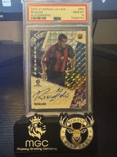 2020-21 Panini Mosaic La Liga Autographs Rivaldo PSA10