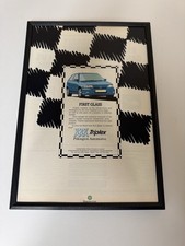 Framed Original 1992 Mk3 Vauxhall Astra GSi 16v Triplex Magazine Advert Poster