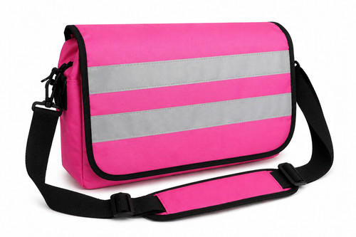 High visibility pink messenger - high,