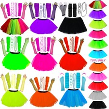 ADULTS GIRLS NEON UV TUTU