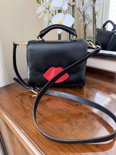 Lulu guinness black leather - lulu,