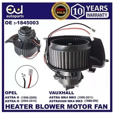 FOR VAUXHALL ASTRA G MK4 ASTRA