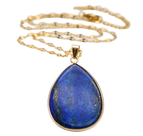 Lapis lazuli water drop - lapis,