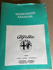 ALFA ROMEO ALFETTA ORIGINAL WORKSHOP MANUAL No. 2448   1977