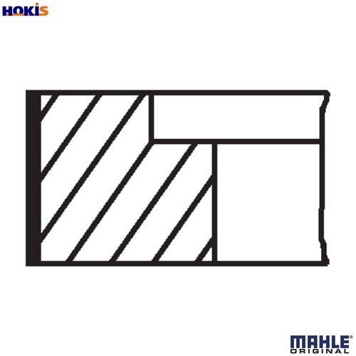 Piston ring kit 004 n0 - piston,