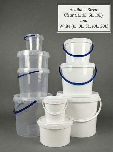 Plastic buckets with - buckets,