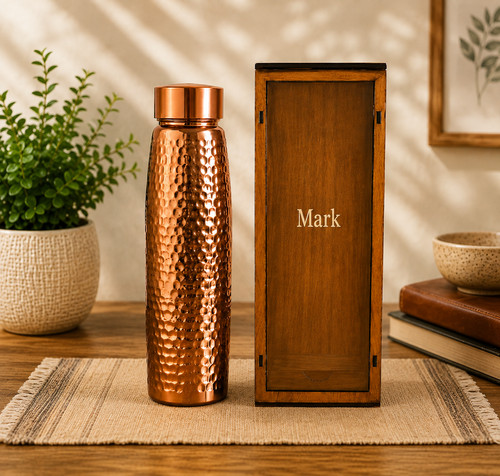 1000ml copper water bottle - 1000ml,