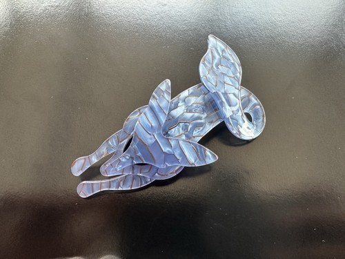 Pale blue resin cellulose - blue, resin/cellulose