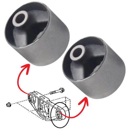 Rear differential bushes - rear,