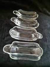 Glass banana boat sundae glass