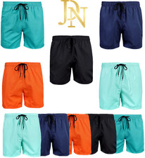 Swim Shorts Mens Boys Swimming Trunks Plain Lined Swimwear Beach Short NEW Sport